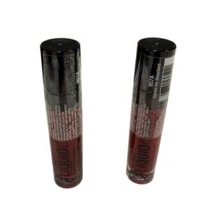 Wet N Wild MegaLast Liquid Catsuit Lipstick In 957A Behind The Bleachers 2 Pack